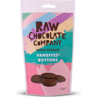 The Raw Chocolate Company Vanoffee Buttons 150g