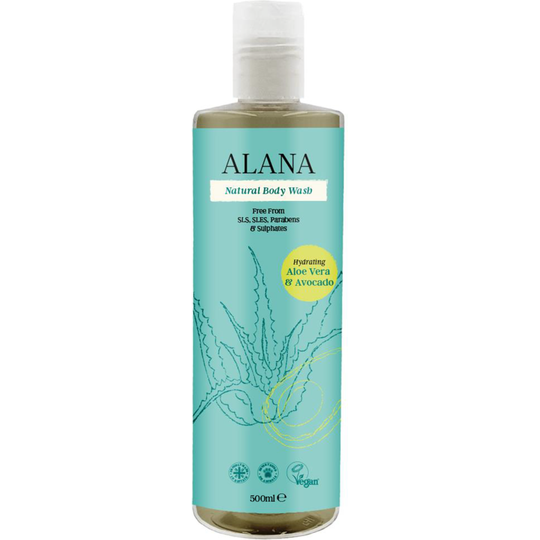 Alana Aloe Vera And Avocado Body Wash 500ml