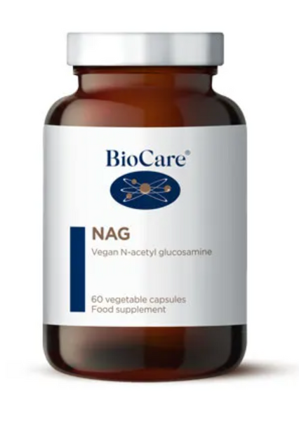BioCare NAG (N-Acetyl Glucosamine) 60 Vegetable Capsules