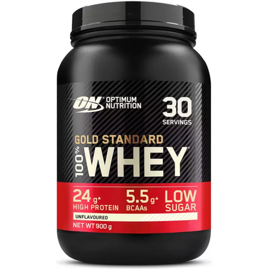 Optimum Nutrition Gold Standard 100% Whey Powder Unflavoured 900g