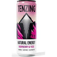 Tenzing Raspberry & Yuzu Natural Energy Drink 250ml