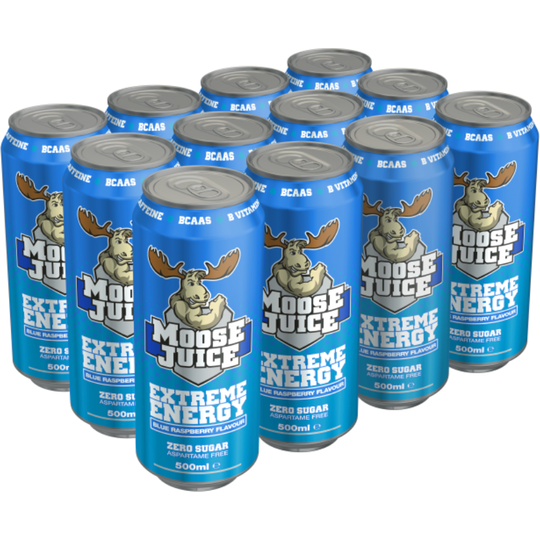 Muscle Moose Moose Juice Blue Raspberry 12 x 500ml