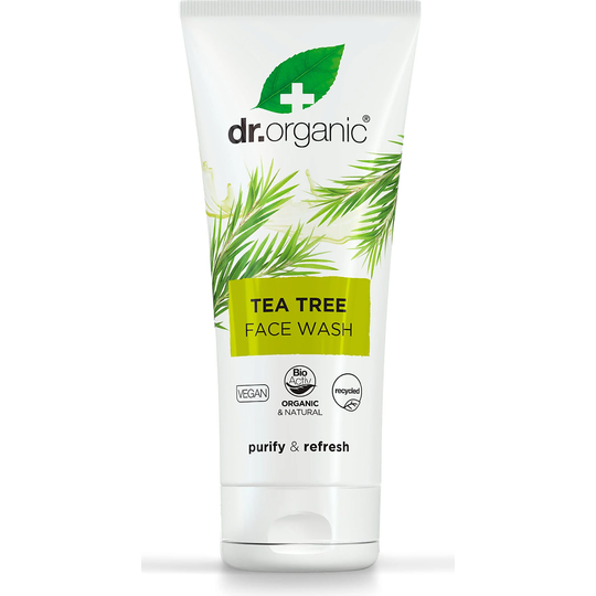 Dr Organic Tea Tree Face Wash 200ml