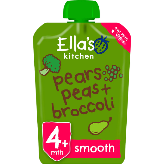 Ella's Kitchen Pears, peas and broccoli 120g