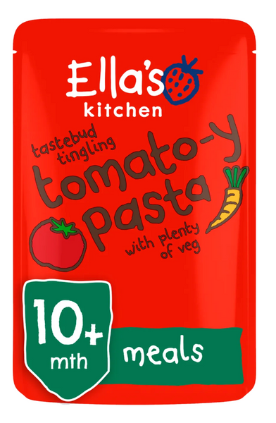 Ella's Kitchen Organic tomato-y pasta baby pouch 10+ months 190g