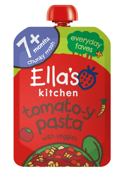 Ella's Kitchen Organic tomato-y pasta baby pouch 7+ months 130g