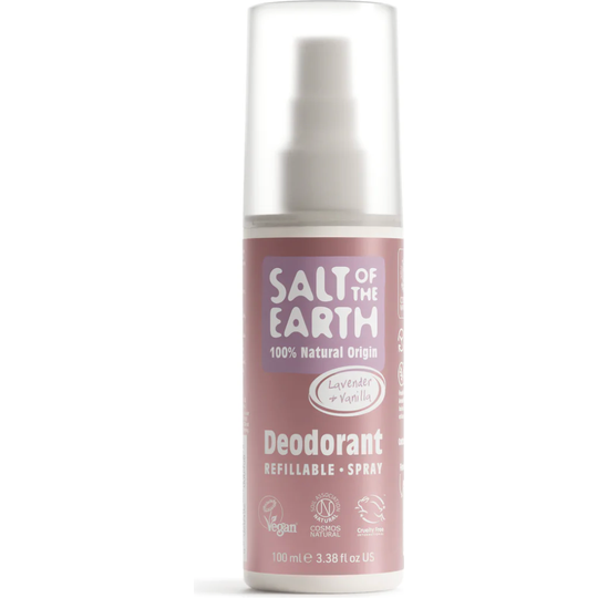 Salt Of The Earth Lavender & Vanilla Natural Deodorant Spray 100ML