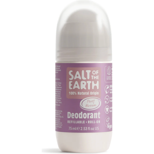 Salt Of The Earth Peony Blossom Natural Refillable Roll-On Deodorant