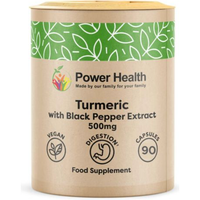 Power Health Turmeric 500mg With Black Pepper 90 Capsules