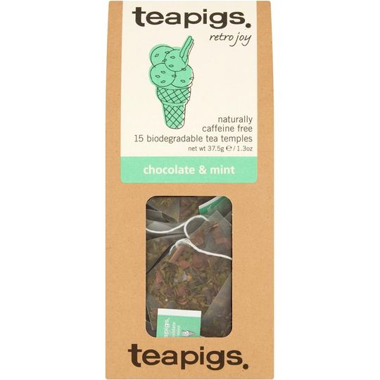 Teapigs Chocolate and Mint Tea 15 Tea Temples