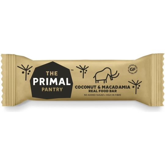 THE PRIMAL PANTRY COCONUT & MACADAMIA REAL FOOD BAR (18 X 45G)