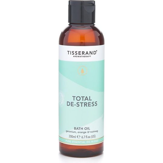 Tisserand Aromatherapy Total De-Stress Bath Oil 200ml