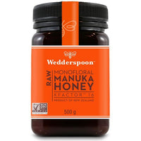 Wedderspoon RAW Manuka Honey KFactor 16+ – 500g