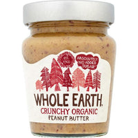 Whole Earth Organic Crunchy Peanut Butter 340g