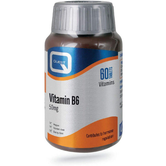 Quest Vitamin B6 & Parsley Leaf 50mg 60 Tablets