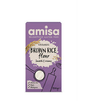 Amisa Organic Gluten Free Brown Rice Flour (Fine milled) 500g