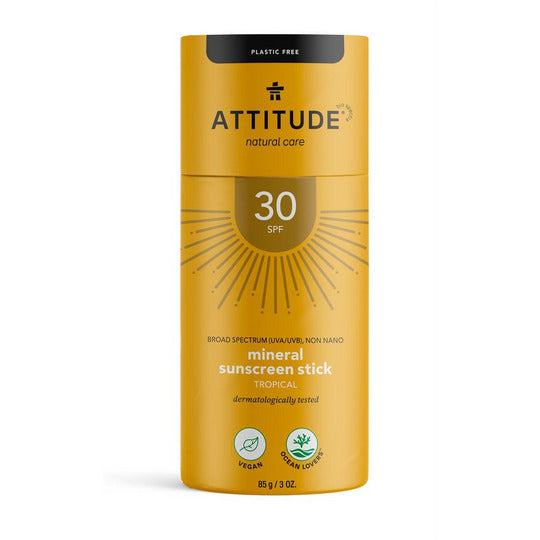 Attitude Sunscreen Stick - SPF 30 - Tropical 85g