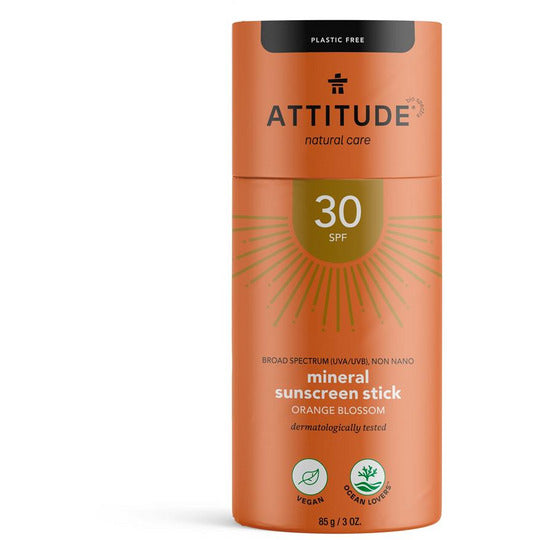 Attitude Sunscreen Stick - SPF 30 - Orange Blossom 85g