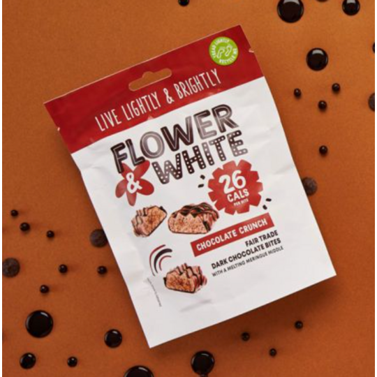 Flower and White Chocolate Crunch Meringue Bites x 10 Pouches