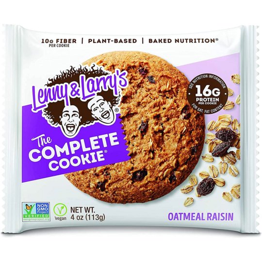Lenny and Larry's The Complete Cookie Oatmeal Raisin 12 x 4oz Cookies