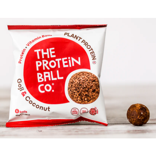 The Protein Ball Co Goji And Coconut Protein Balls (Vegan)